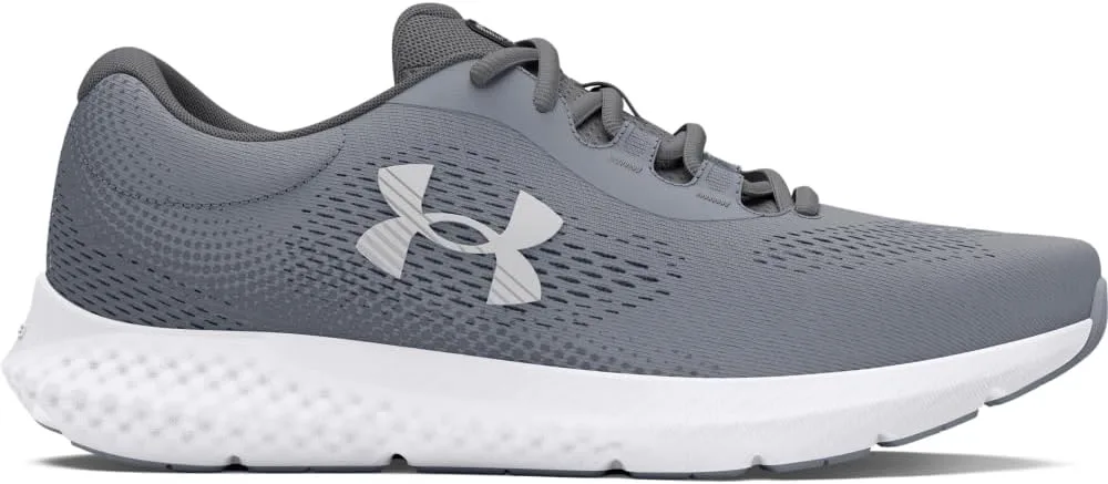 Мужские кроссовки Under Armour Charged Rogue 4 4e, белый/черный — фото 2