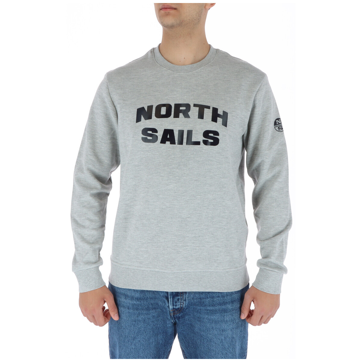 

Свитшот мужской North Sails с большим логотипом, серый