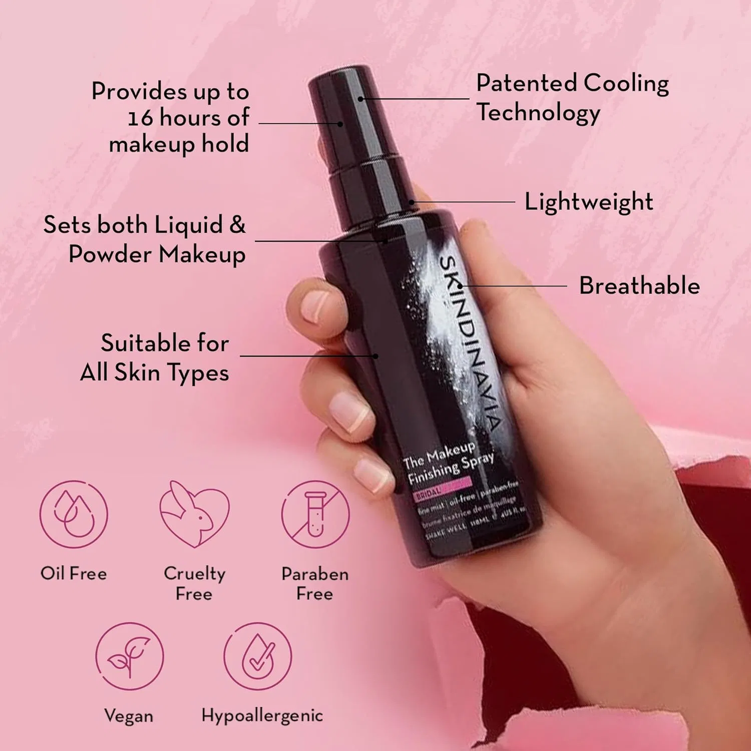 Спрей-фиксатор макияжа «The Makeup Finishing Spray» от Skindinavia Skindinavia — фото 2