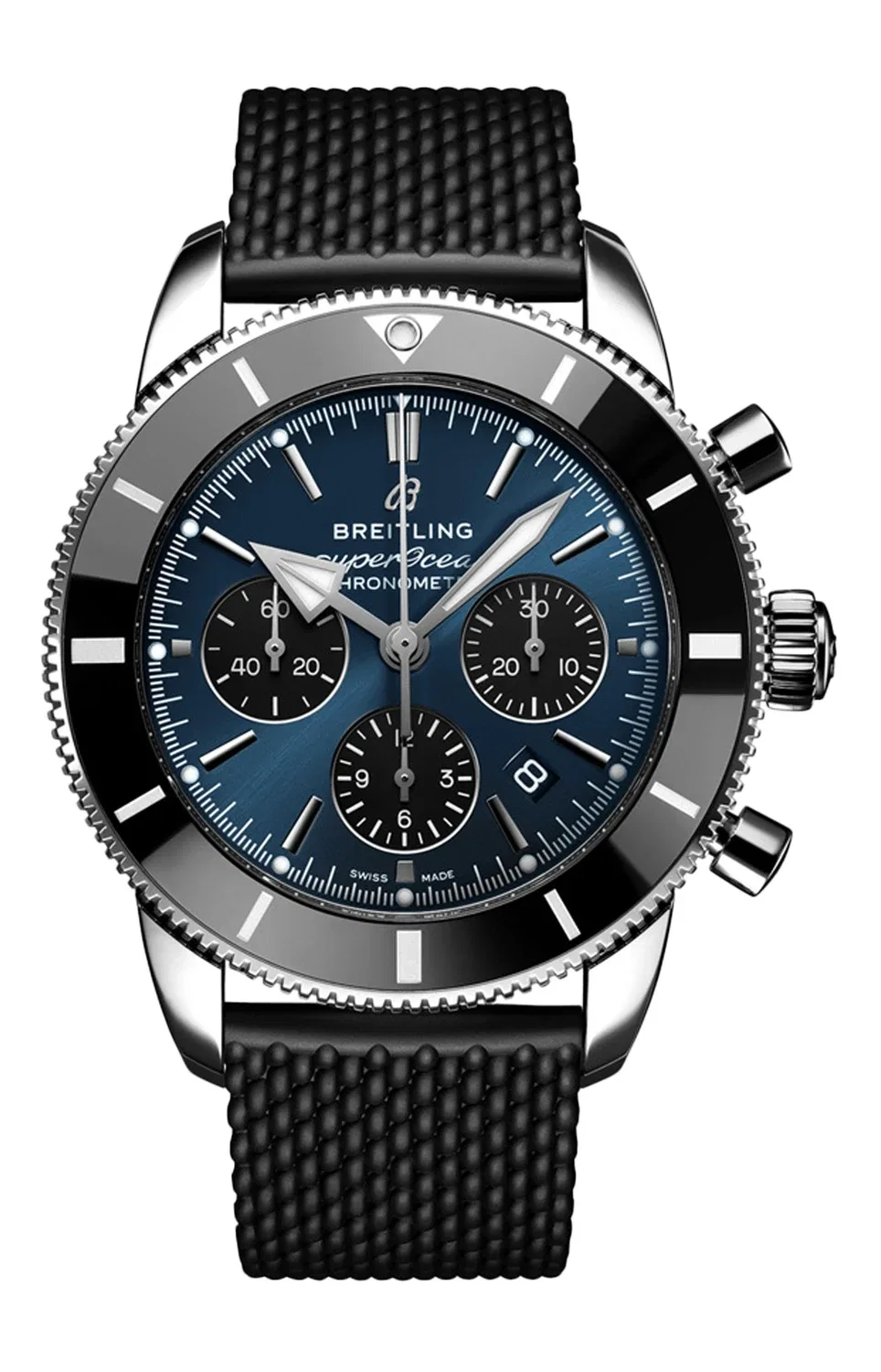 СУПЕРАОКЕАН ХЕРИТИДЖ БО1 ХРОНОГРАФ 44 - AB0162121C1S1 BREITLING, черный