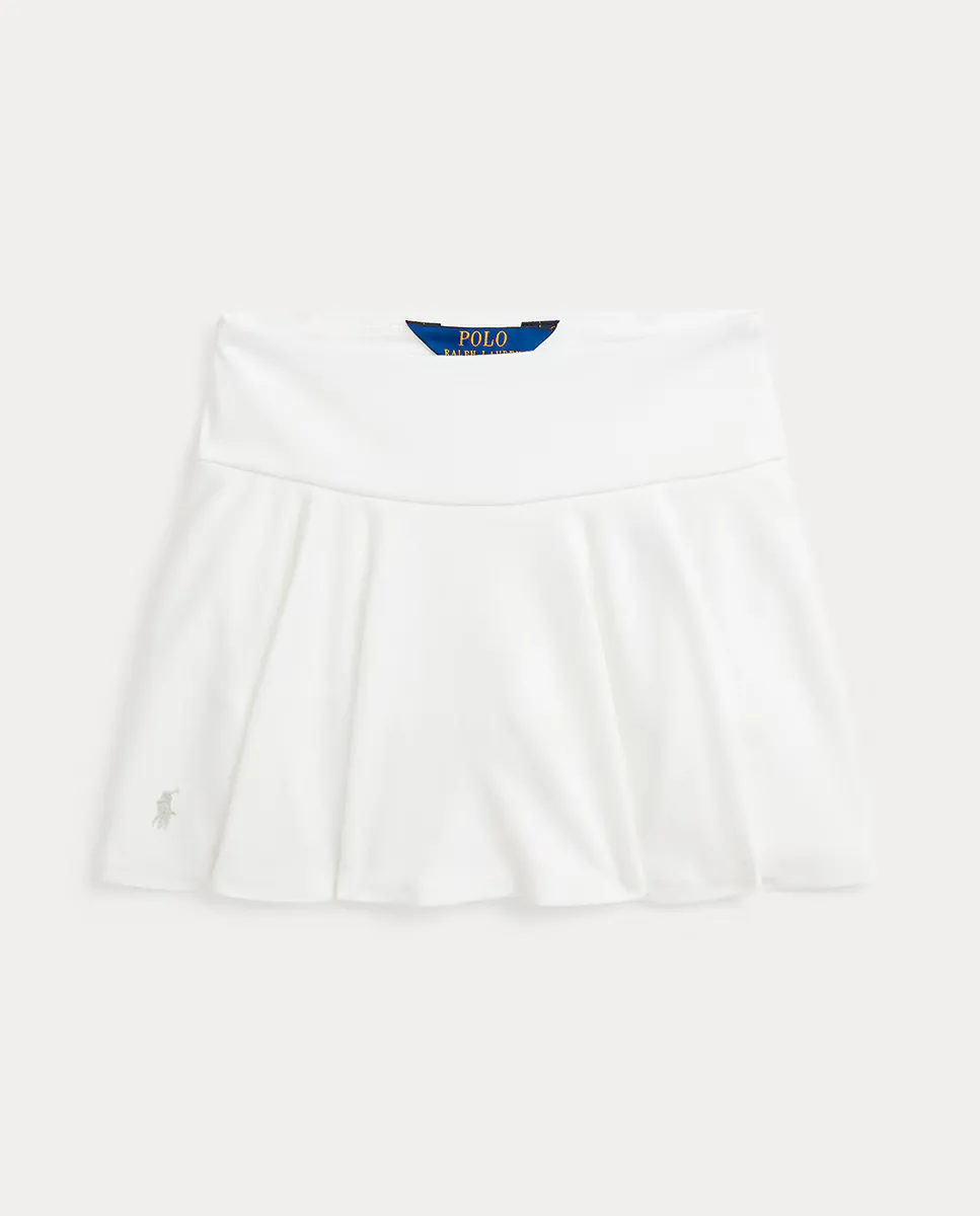 

Юбка короткая для девочки с оборками Polo Ralph Lauren, белый