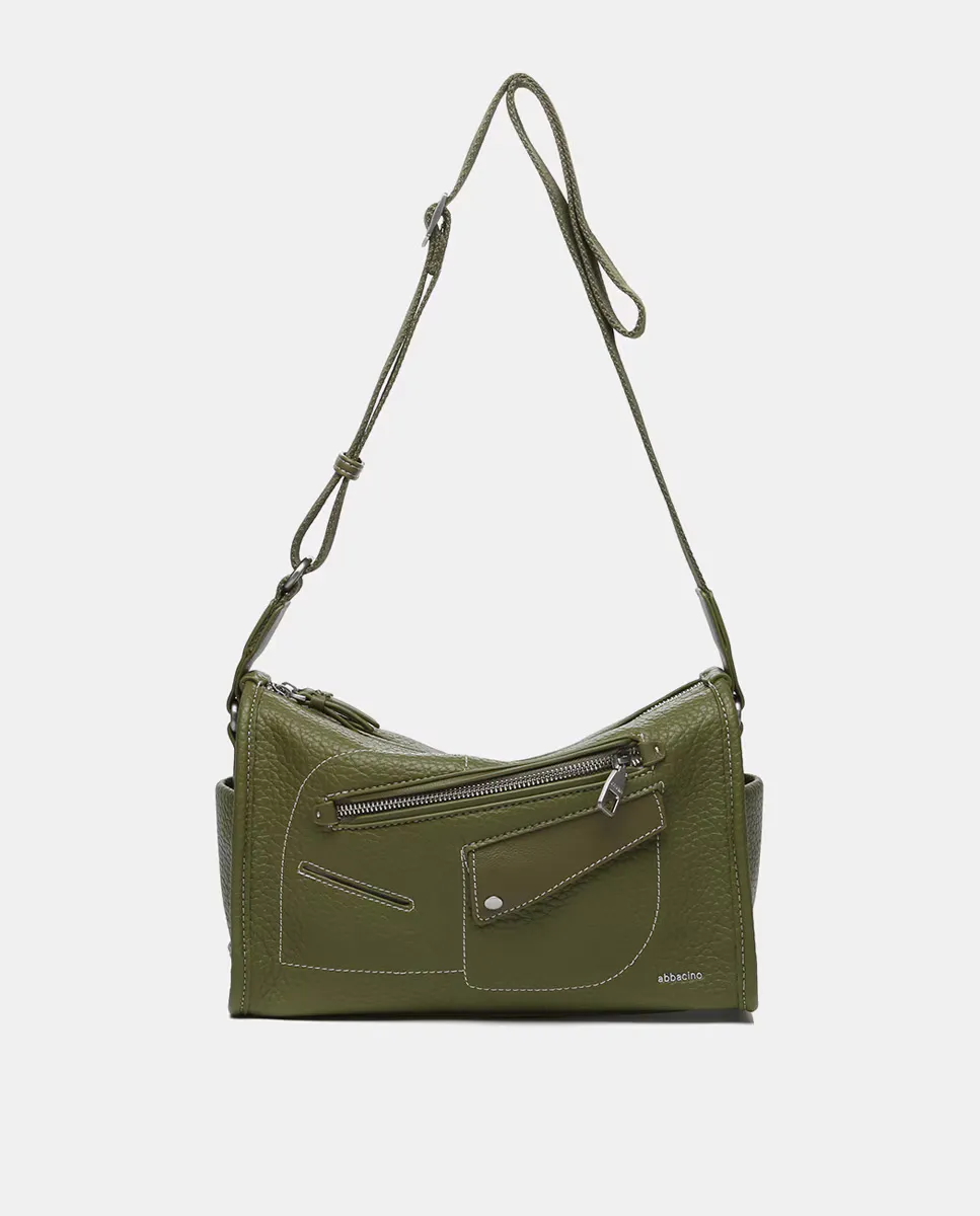 

Сумка Bandolera Oceans Diary en materiales reciclados verde Abbacino, зеленый