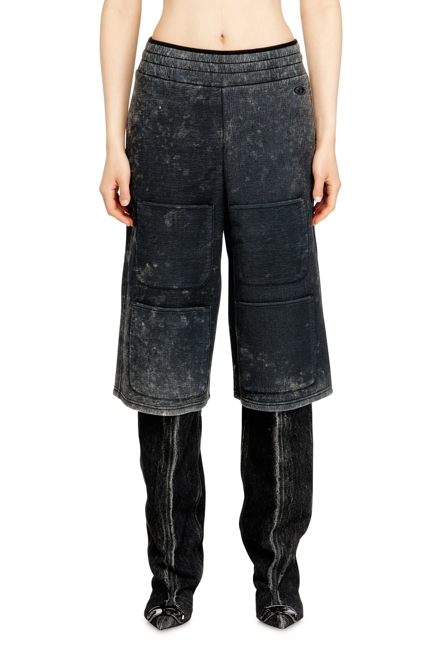 Женские шорты S-TYP Diesel, black — фото 4