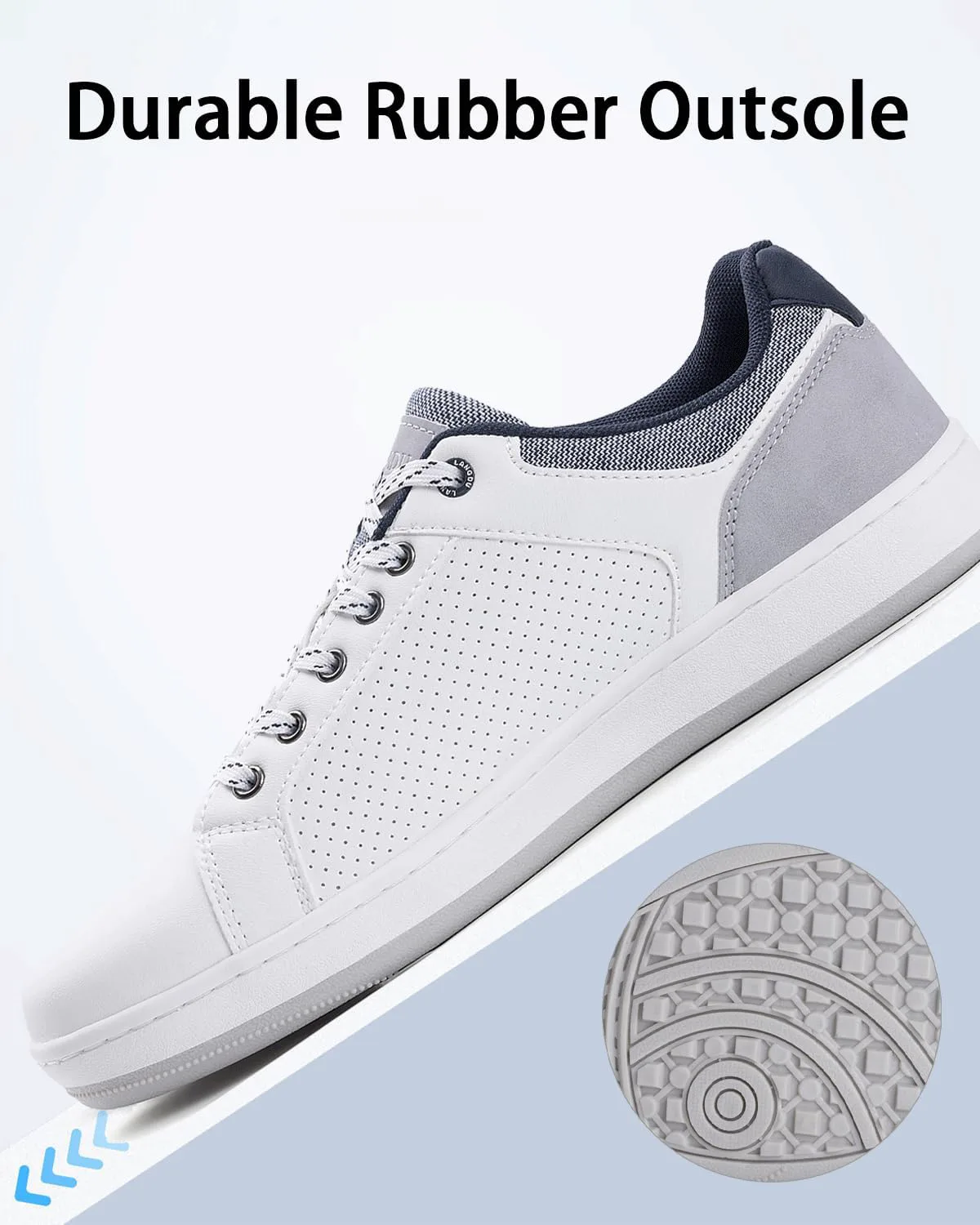 

Мужские повседневные кроссовки, модные, дышащие, удобные для ходьбы, размер 8-12 LANGDU, белый