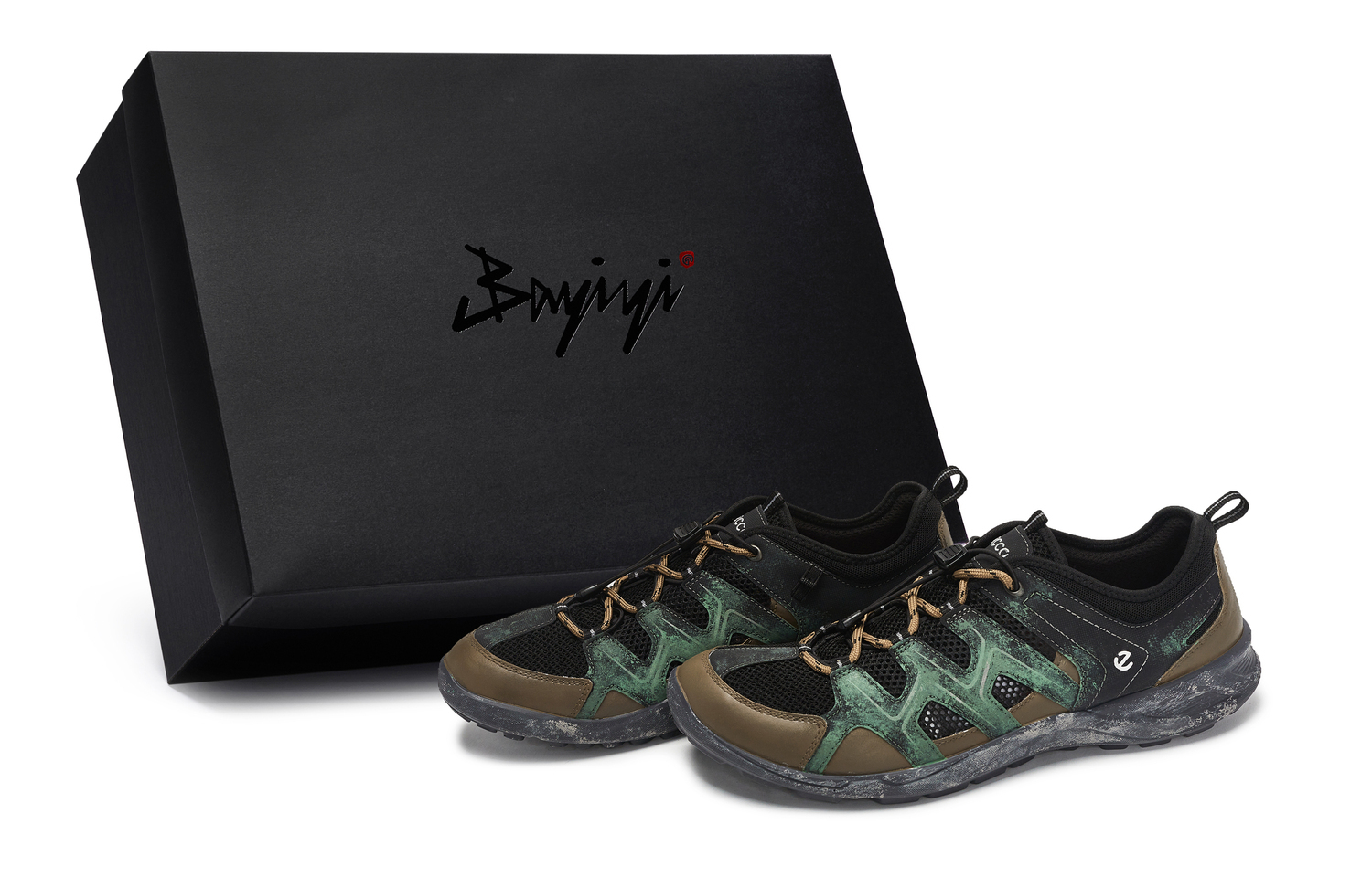 

Ecco Shadow Of The Palm Forest низкие повседневные кроссовки мужские black brown green