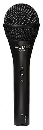 

Динамический микрофон Audix OM3S Handheld Hypercardioid Dynamic Microphone with On / Off Switch