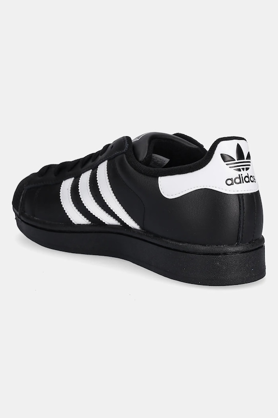 Кожаные кроссовки Superstar II Adidas Originals, черный — фото 3