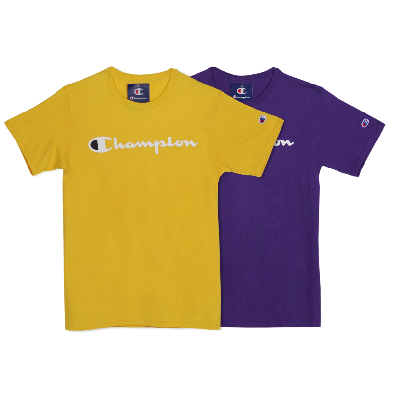 

Футболка US Version Unisex 2 Pack Желтая+Фиолетовая Champion