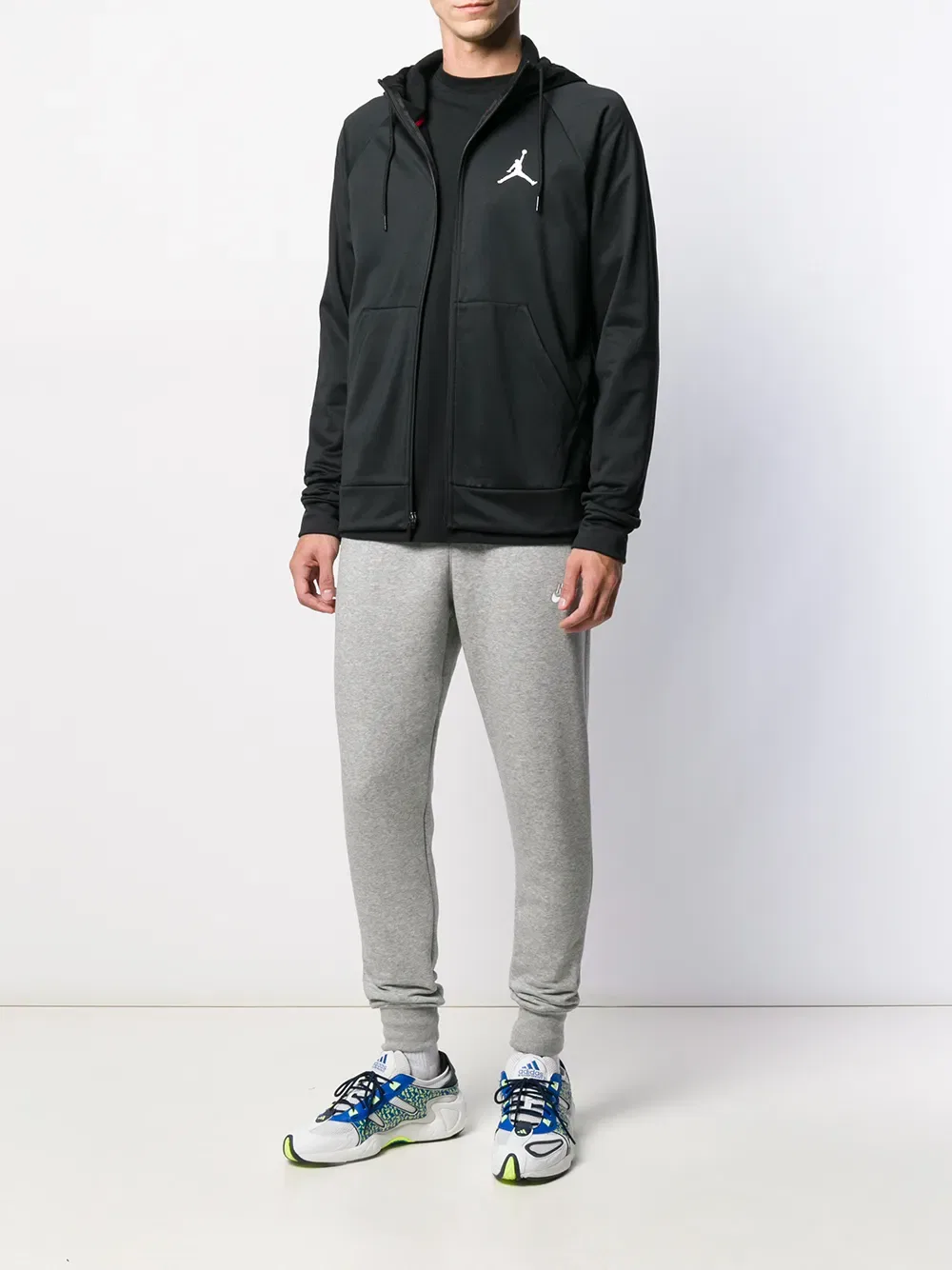 Флисовые спортивные штаны клуба Nike, серый — фото 2