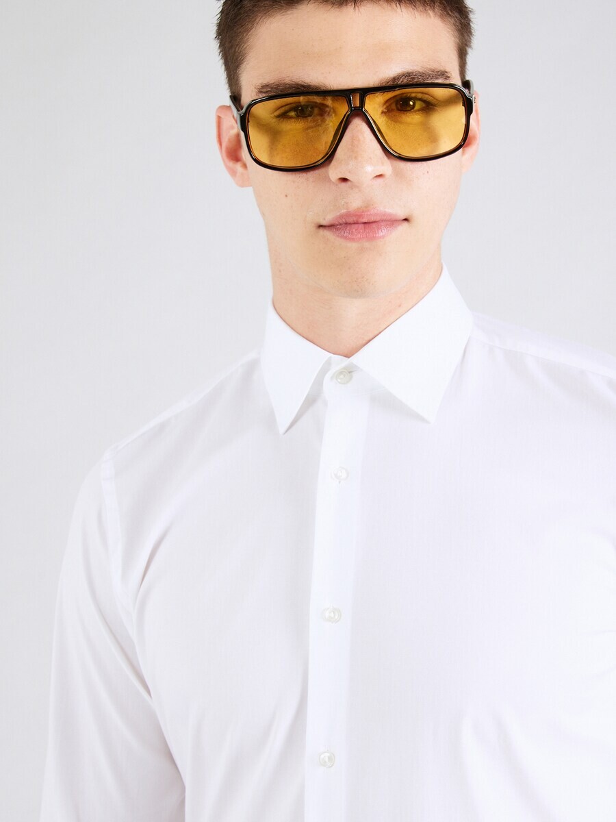 Повседневная рубашка BOSS Regular fit Button Up Shirt Joe, белый — фото 3
