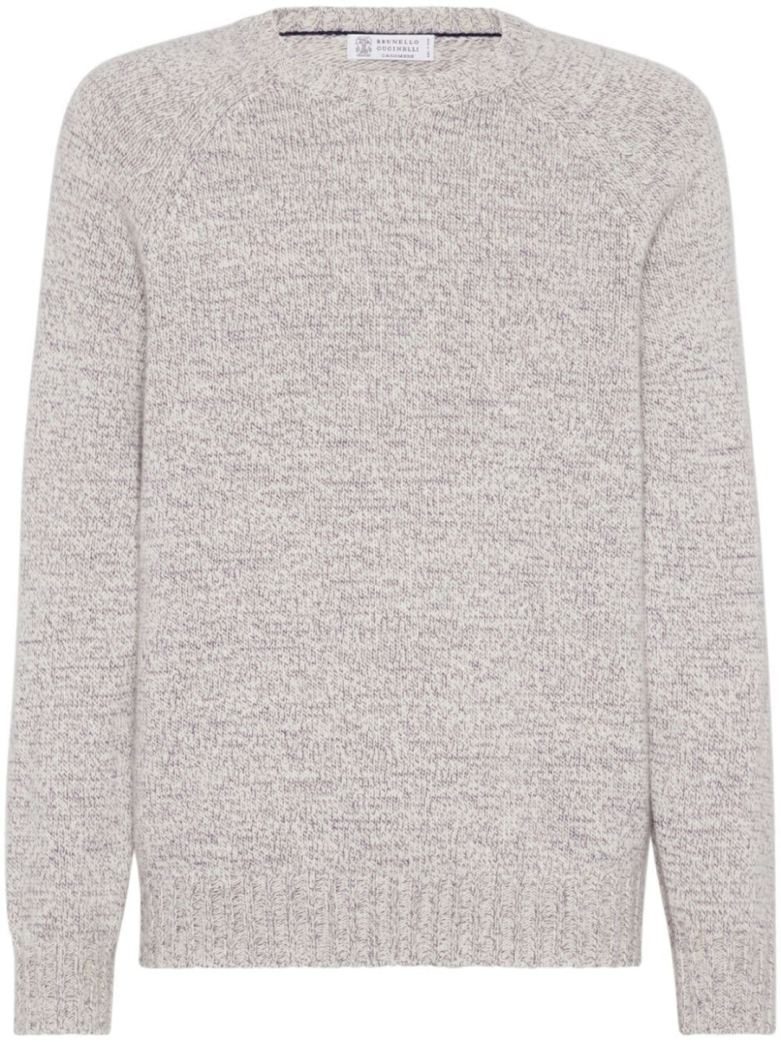

Brunello Cucinelli кашемировый джемпер с круглым вырезом, фиолетовый