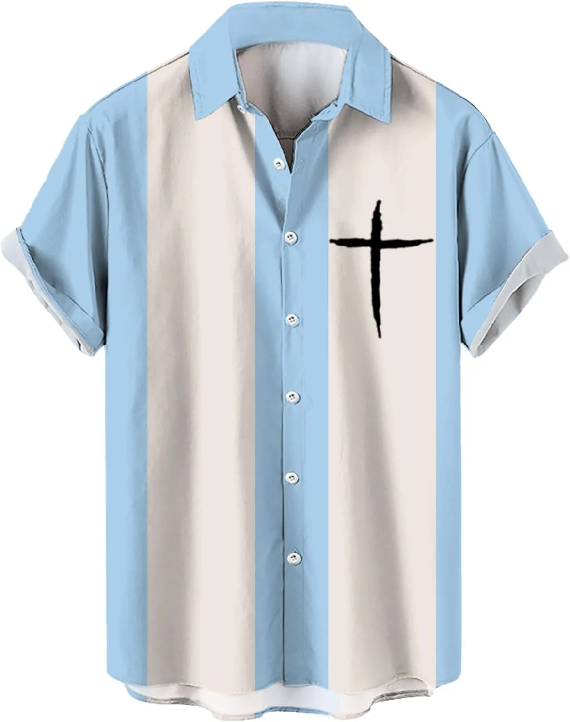 

Футболка с принтом Easter 2025 Christian Faith Cross Jesus HJINGSUN