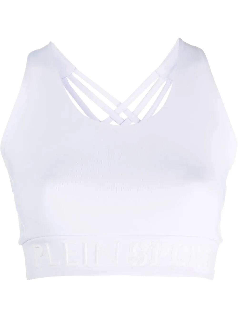 

Спортивный бюстгальтер Plein Sport, белый