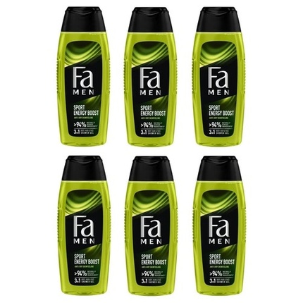 

Fa Men 3-в-1 гель для душа для тела, волос и лица Sport Energy Boost 250 мл