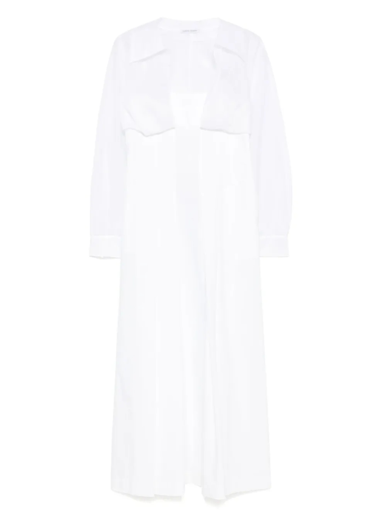 

Платье макси с корсетом Alberta Ferretti, белый