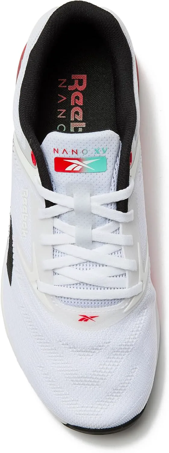 Мужские кроссовки Reebok Nano X5, для кросс-тренинга и легкого бега, белый/черный/красный — фото 3