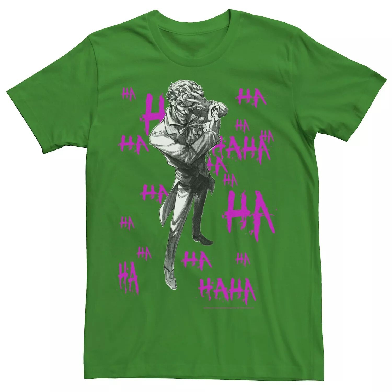 

Мужская футболка с рисунком DC Comics Batman Joker HAHAHA Licensed Character