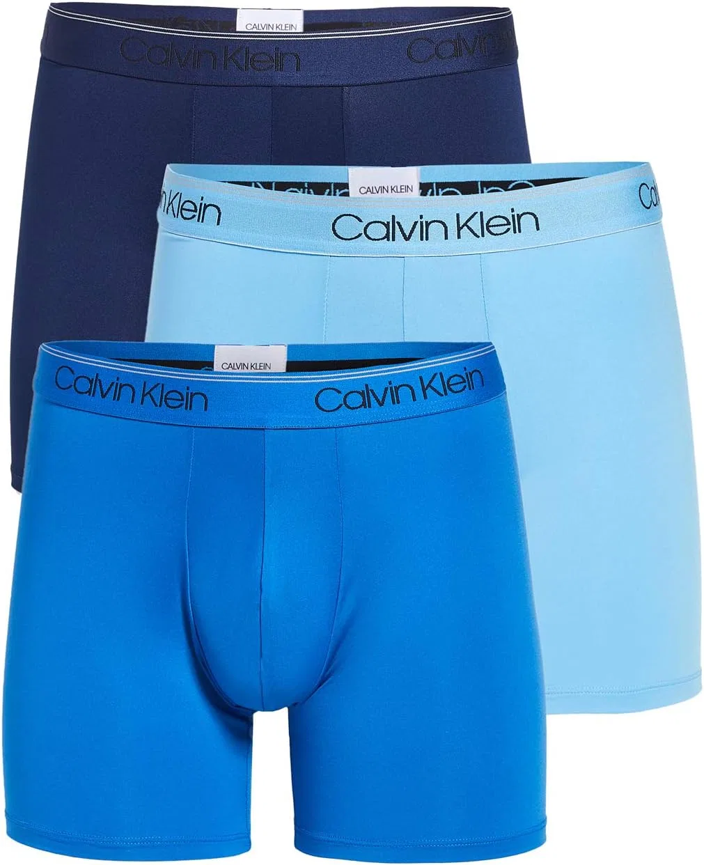 Боксеры Calvin Klein, New Navy, Artesian Blue, Blue Paradise