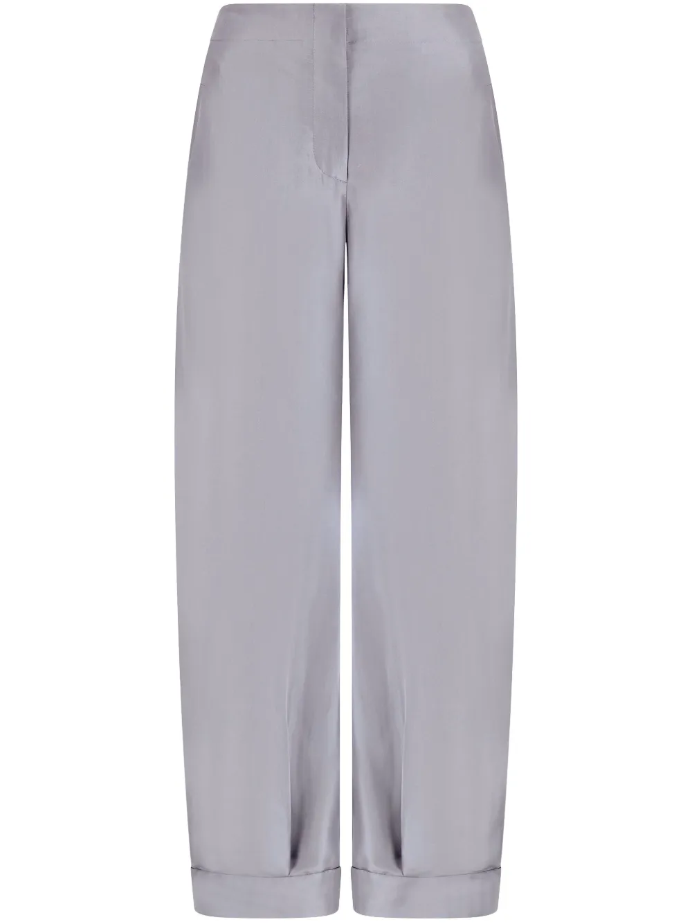 

Брюки широкого кроя GIORGIO ARMANI, серый