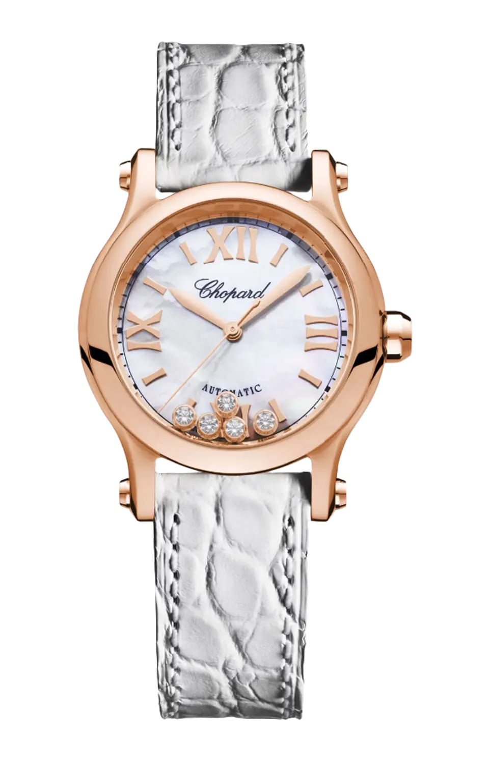 

Часы Chopard Happy sport с розовым золотом 30 мм