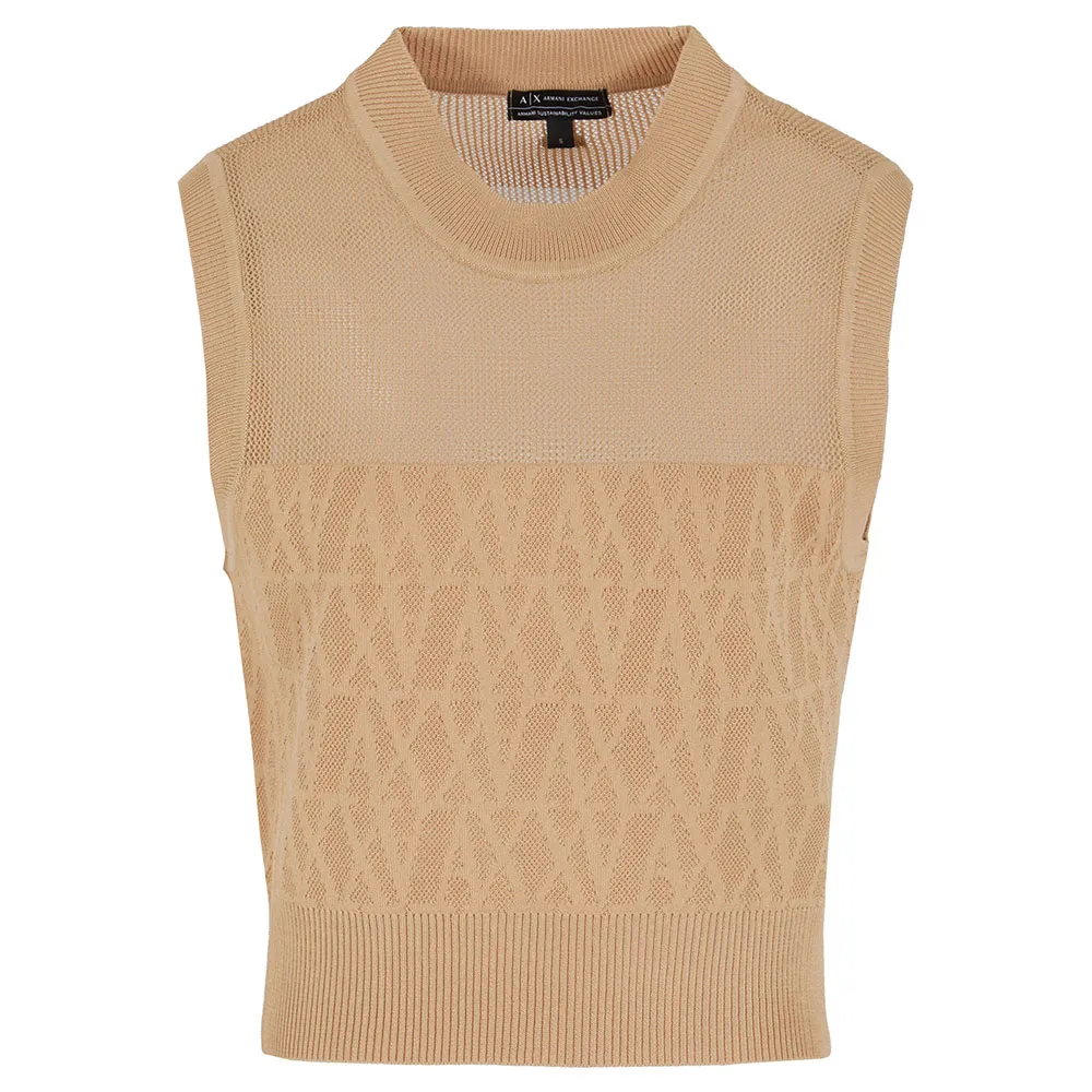 

Футболка без рукавов Armani Exchange XW000580_AF12875, бежевый