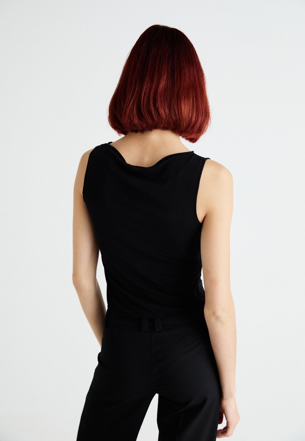 

Топ TAYLA SIDE TIE Weekday, черный