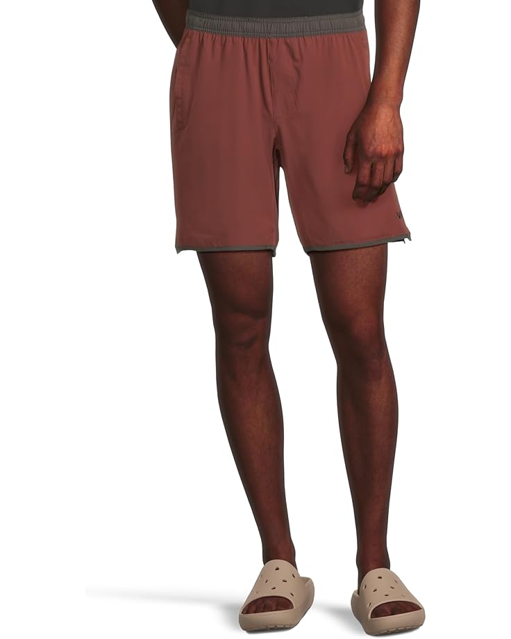 

Шорты RVCA Yogger Stretch Contrast 17, цвет Red Earth
