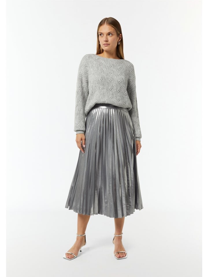 

Длинная юбка comma Rock lang, серебряный