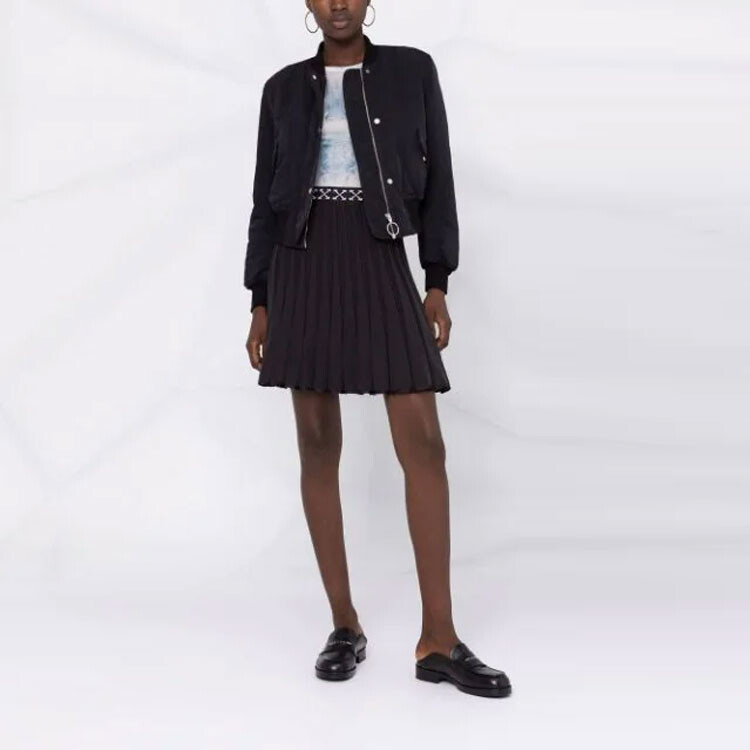 OFF-WHITE Женская повседневная длинная юбка, цвет Black — фото 2