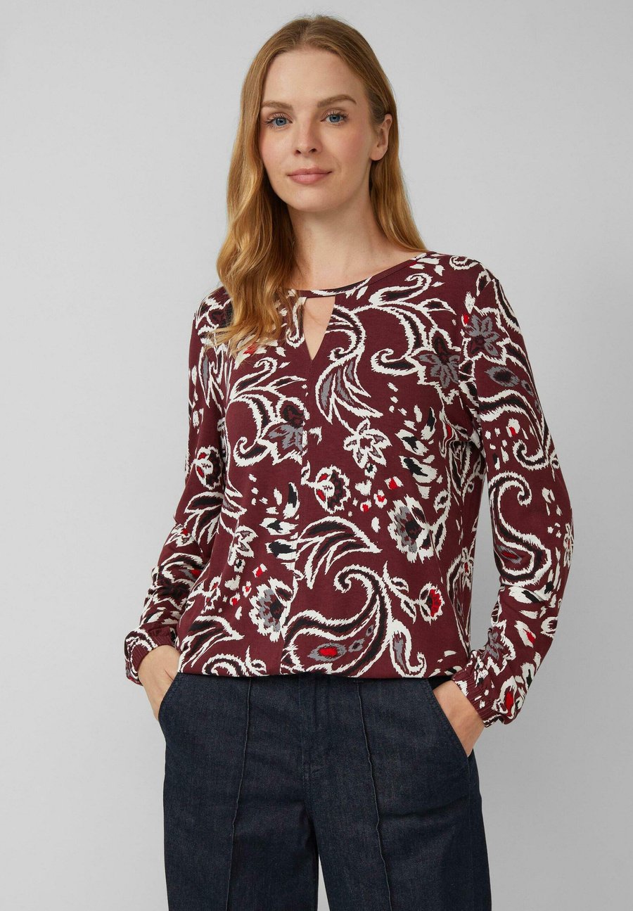 

Топ s.Oliver Long sleeved top, Bordeaux