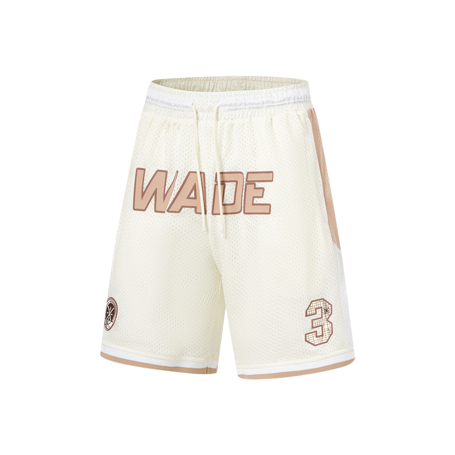 

Баскетбольные шорты Wade Collection унисекс, цвет белый Lining, кремовый