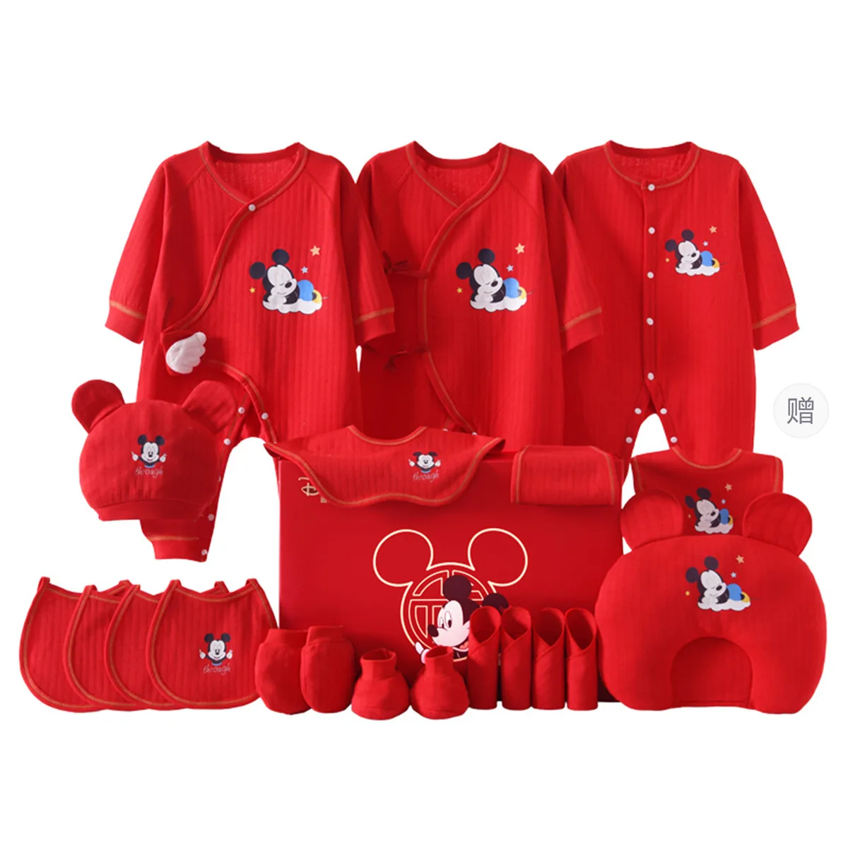 Подарочный набор для малыша Disney, Password Suitcase 2-Piece Set All-Season Red — фото 3