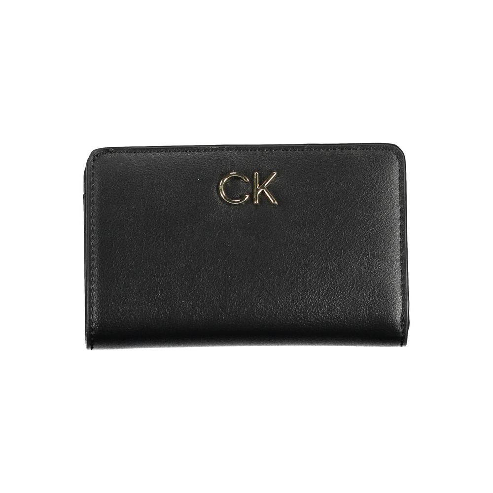 

Черный женский кошелек из полиэстера Calvin Klein