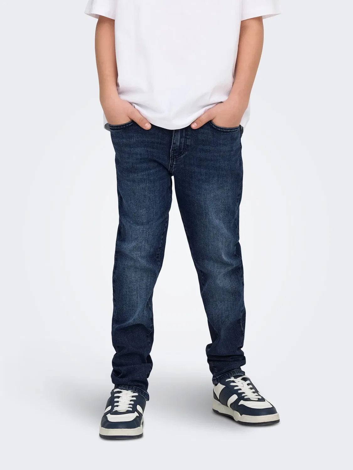 Джинсы slim fit, Blue Black Denim, ONLY & SONS Junior, blue black denim — фото 3