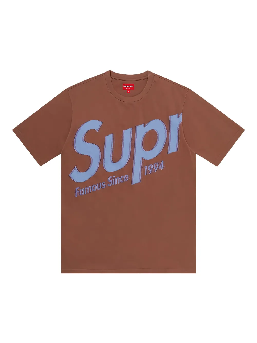 

Футболка с логотипом Supreme, коричневый