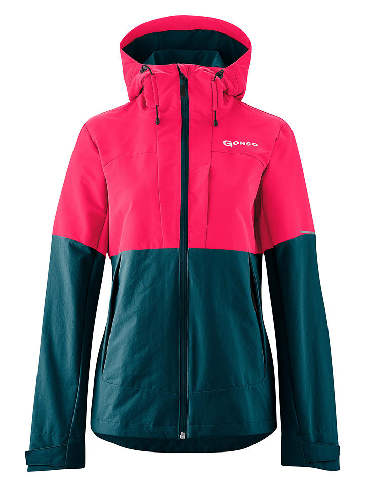 

Велосипедная куртка Lavarella розово-голубого цвета Gonso