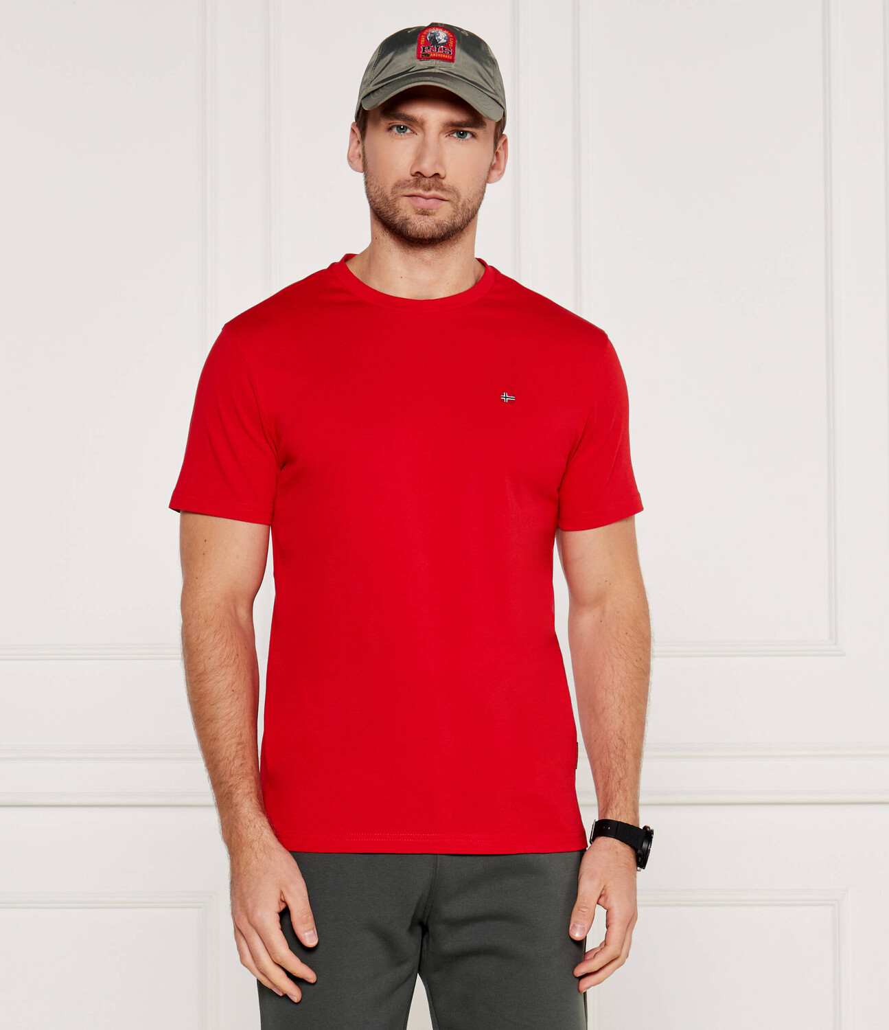 

Футболка Napapijri SALIS Regular Fit, красный