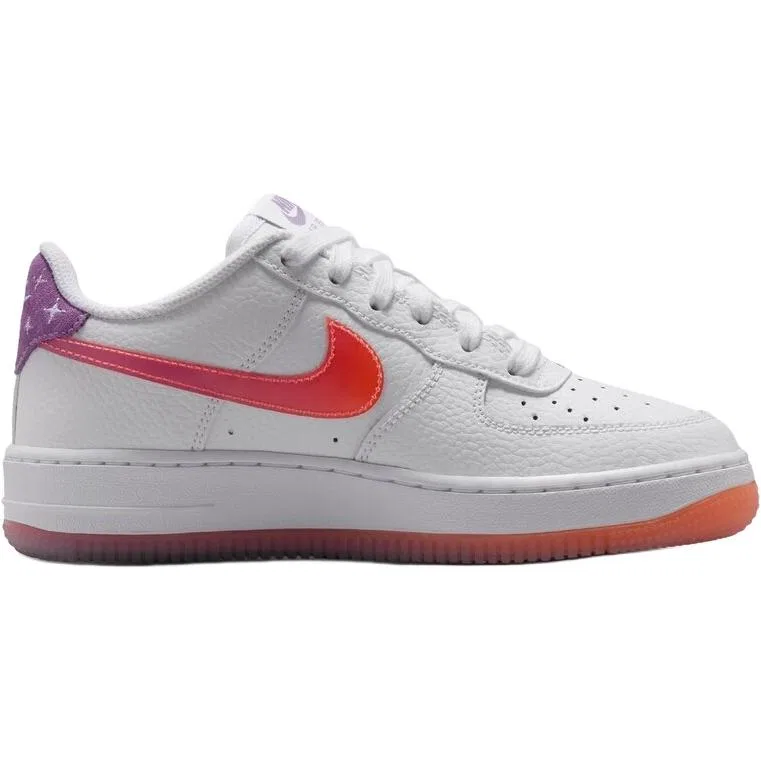 Кроссовки Air Force 1 Low top Skateboard Shoes White Purple Kids' Nike — фото 3