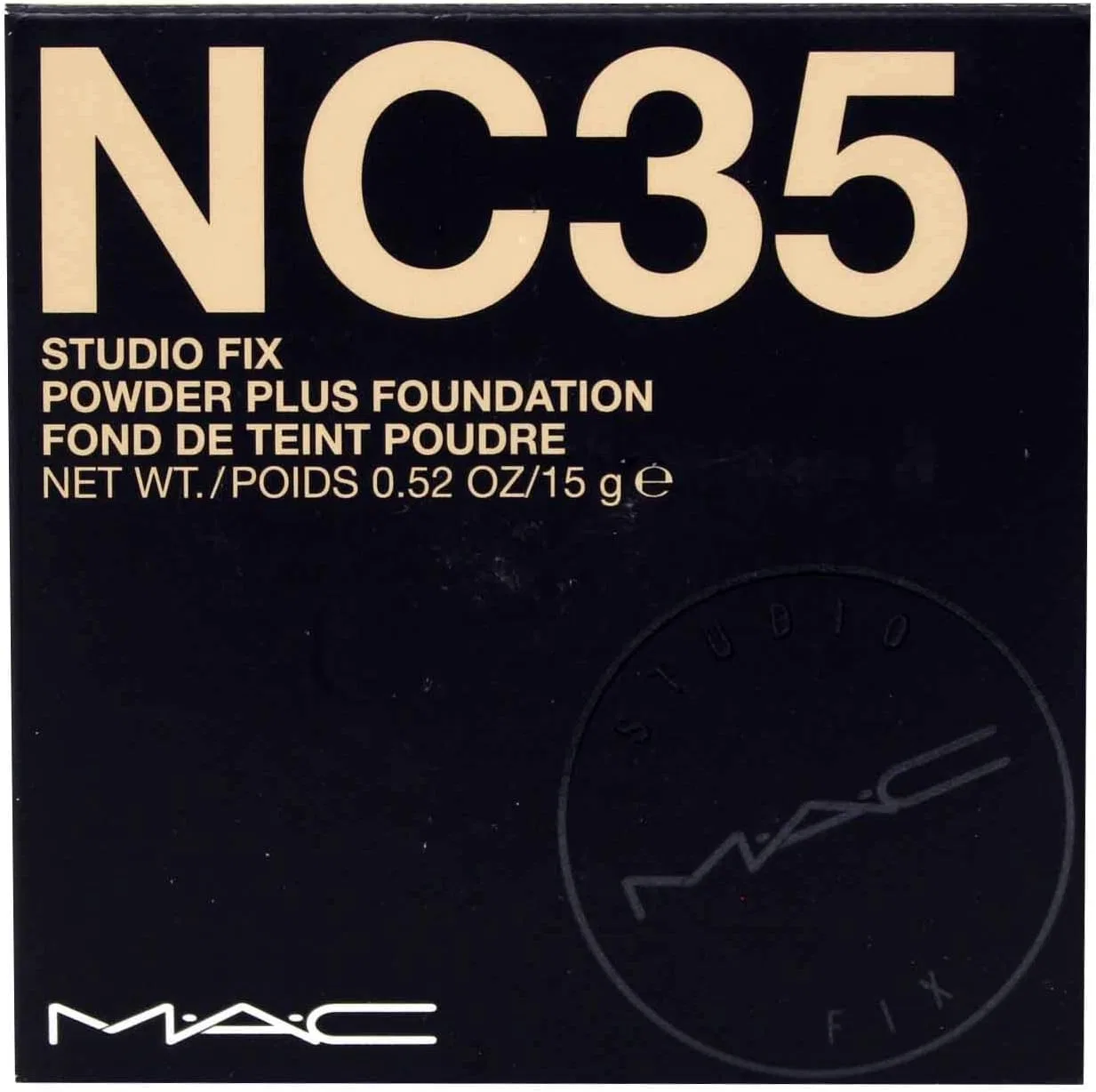 Тональная пудра Studio Fix Powder Plus Foundation NC35 M·A·C 15 г коричневый