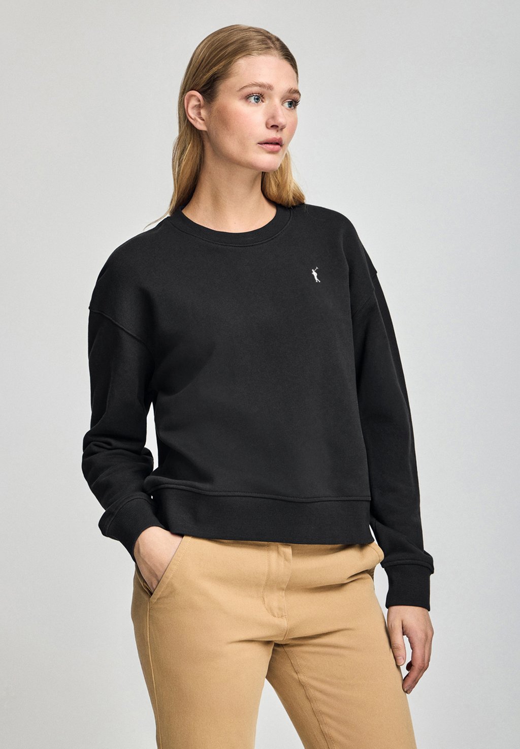 

Толстовка BOXY FIT CREWNECK RIGBY GO Polo Club, черный