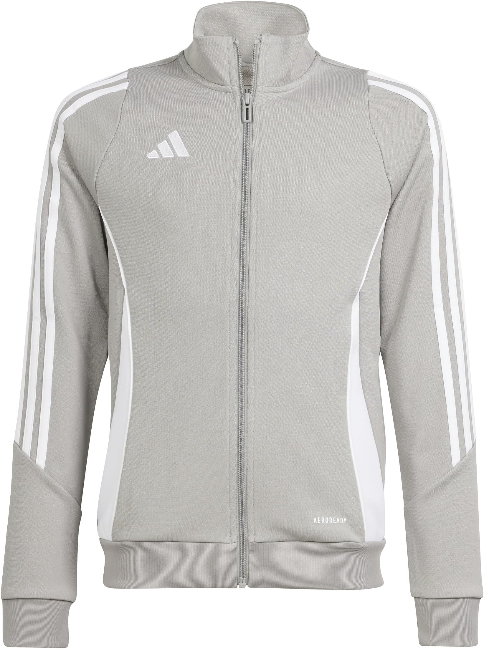 

Куртка adidas Kids Tiro24 Training Jacket (Little Kids/Big Kids), цвет Team Mid Grey/White