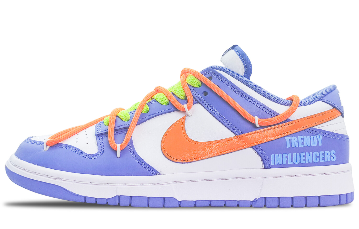 

Кроссовки Nike Dunk Skateboarding Shoes Unisex Low-top Blue, белый