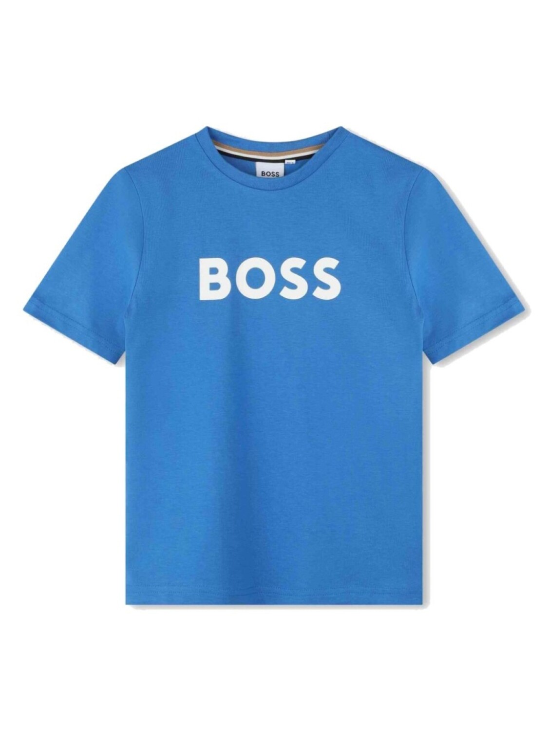 

Футболка с логотипом BOSS Kidswear, синий