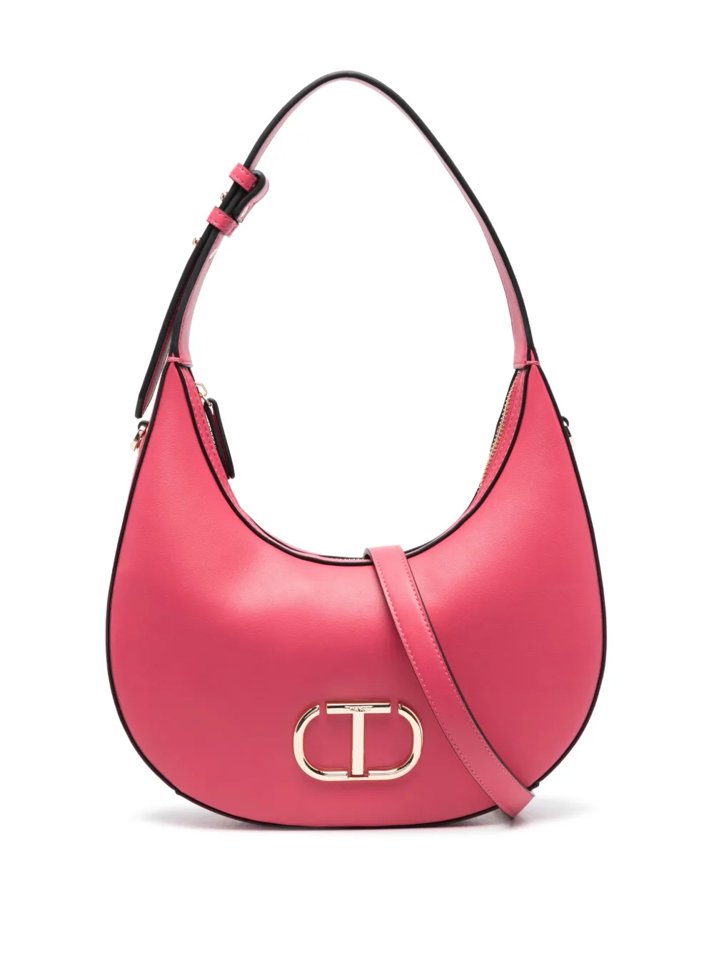 

Сумка-тоут с логотипом Twinset, розовый