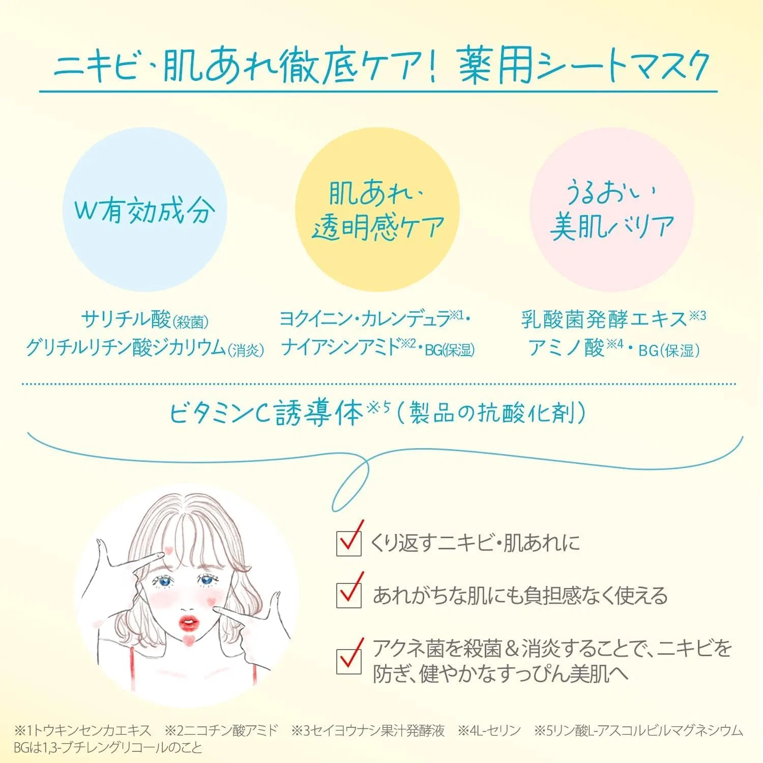 Набор Kunutonn — Маска для лица Clear Turn Gomen Skin Kinal Mask, набор 7 шт — фото 4