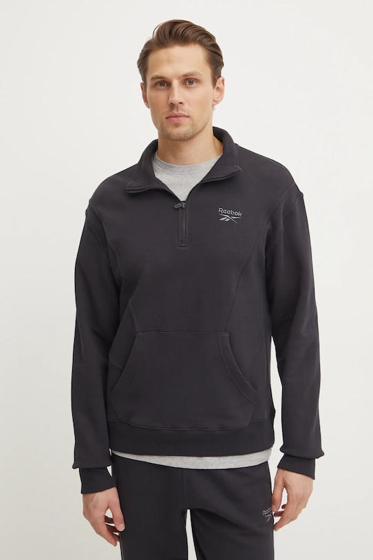 

Хлопковая толстовка Reebok Classic, черный