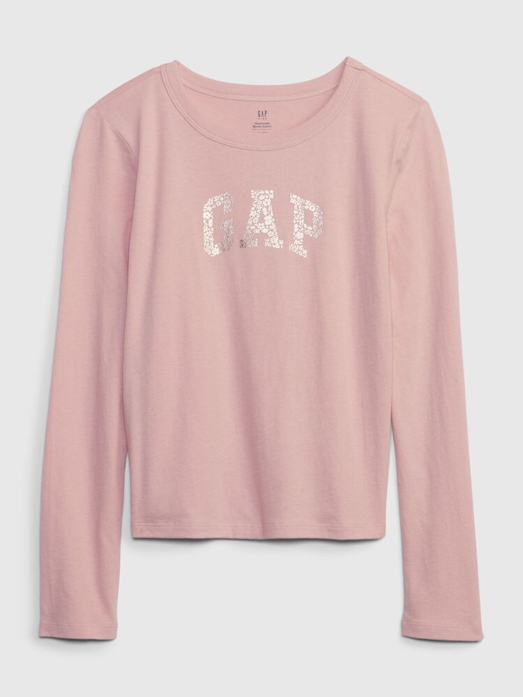 

Детская футболка с логотипом Gap, розовый