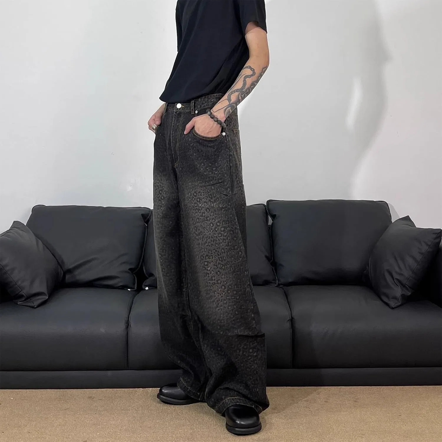 Джинсы Barrel Jeans, синие — фото 3