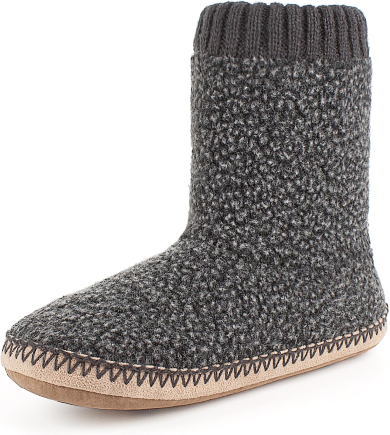 

Уютные домашние тапочки для мужчин, с мягкой меховой отделкой и нескользящей подошвой, теплые носки-мокасины, зимние подарки на Рождество, уникальные Cosyone1997, серый