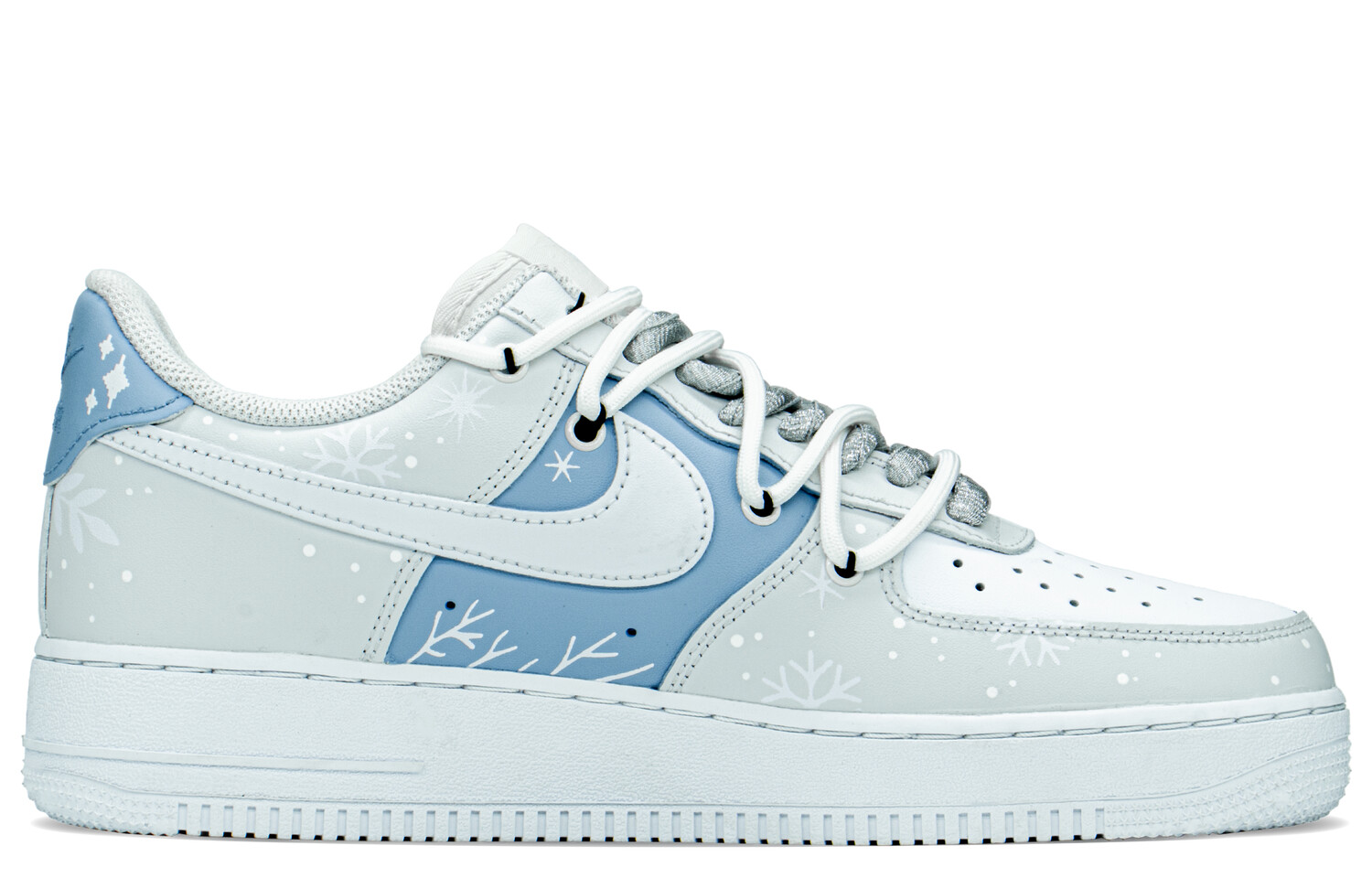 

Кроссовки Nike Air Force 1 Skateboard Shoes Women's Low-Top White/Ice Blue